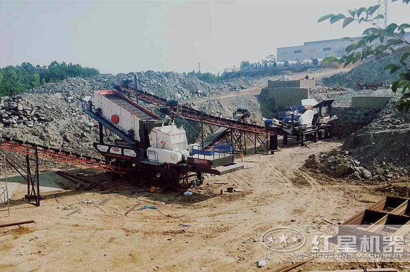 移動鄂破和移動反擊破作業現場 移動鄂破和移動反擊破作業現場